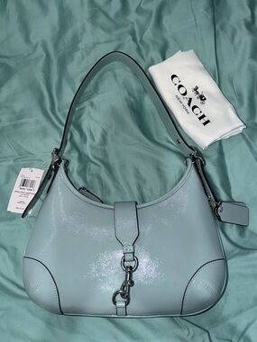 Coach the Hamptons hobo limited re- edition 2005 light blue